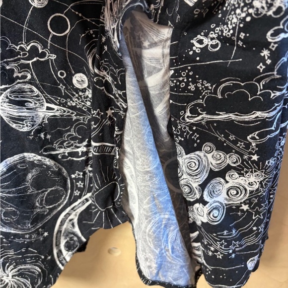 JOHNNY WAS Cotton/Modal THE TANK SLEEP DRESS in Mina Celestial Print Size Large - Picture 6 of 8